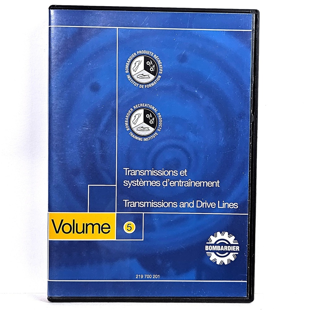 Bombardier Vol 5 Training Manual Transmissions Drive Lines 219700201‎ BRP 2002
